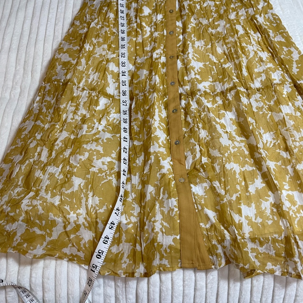 Roolee | Yellow & White | Floral Long Sleeve Maxi Dress - Picture 11 of 11